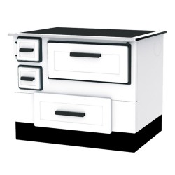 Sobă de gătit Flavius 5 kW alb-1