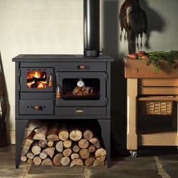Sobă de gătit pe lemne Prity 1P34L 10 kW-2