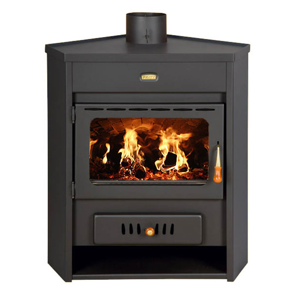 Sobă pentru încălzit pentru colț Prity AM 12 kW