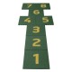 Pavele cauciuc tip șotron alveolare Colonial 50x50x4 cm verde