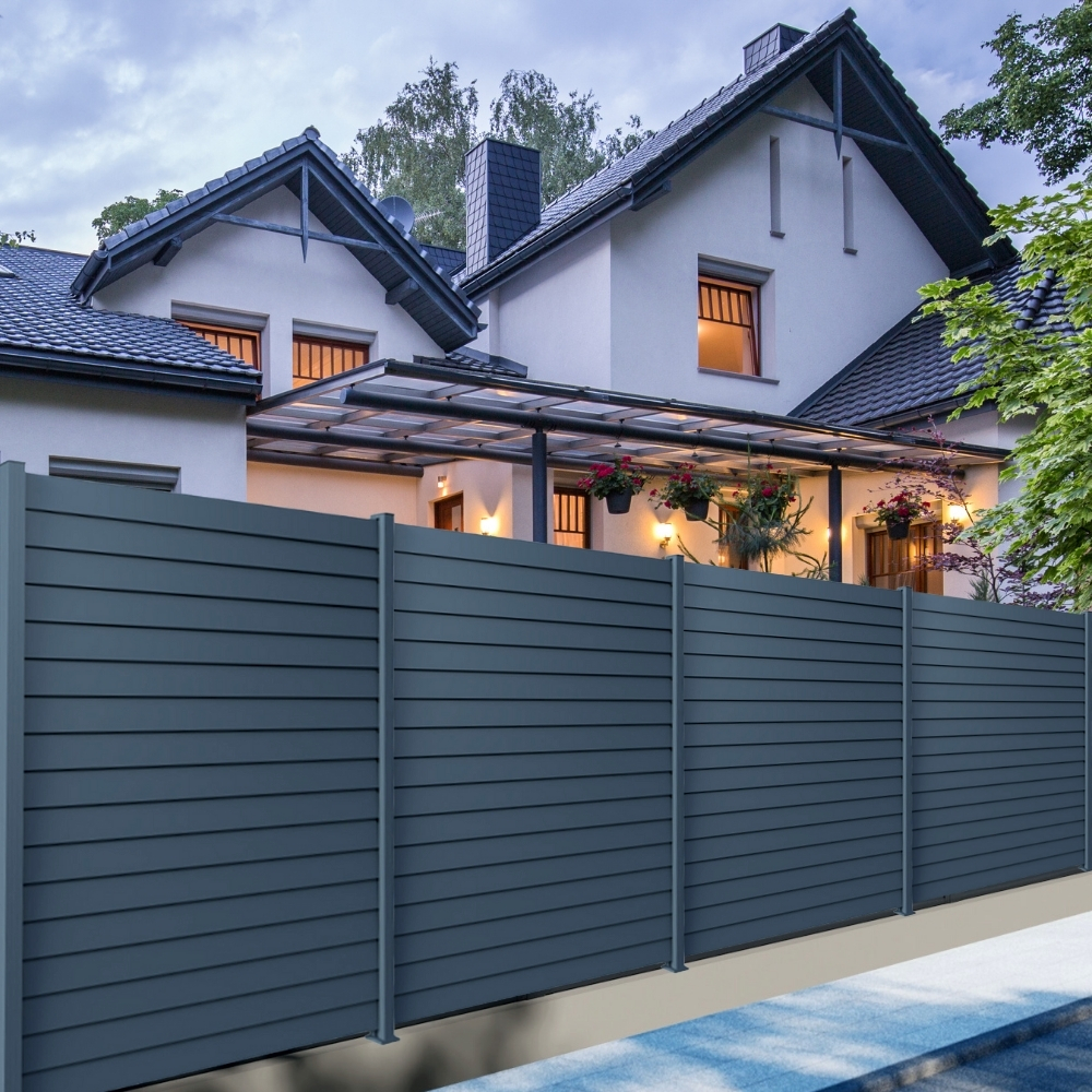 Panou gard aluminiu Preston 1,5x2 m