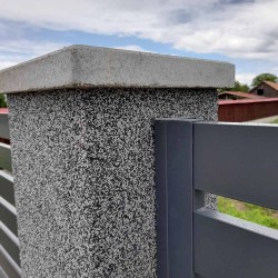 Panou gard aluminiu Valter 1,2x2 m - distanță între lamele 22 mm-5
