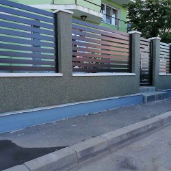 Panou gard aluminiu Valter 1,2x2 m - distanță între lamele 22 mm-8