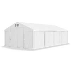 Cort industrial tip hală 6x12 m alb-1