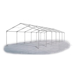 Cort industrial tip hală 6x12 m alb-3