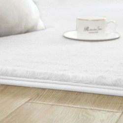 Covor plușat antiderapant Velvet 2x3 m alb-4