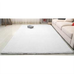 Covor plușat antiderapant Velvet 2x3 m alb-5