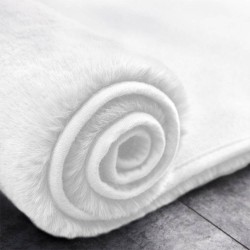 Covor plușat antiderapant Velvet 2x3 m alb-8