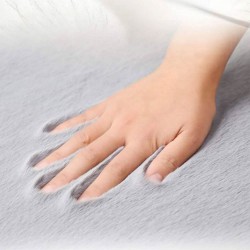 Covor plușat antiderapant Velvet 2x3 m alb-10