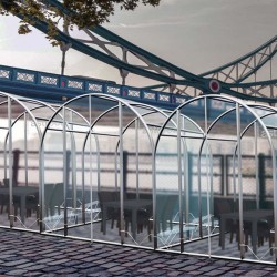 Cort pavilion premium terasă Comet S-3