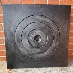 Plită din fontă pentru sobă Malin 60x60 cm fără ramă-2
