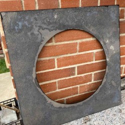 Plită din fontă pentru sobă Malin 60x60 cm fără ramă-3