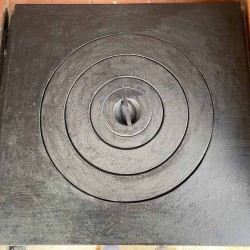 Plită din fontă pentru sobă Malin 60x60 cm fără ramă-6
