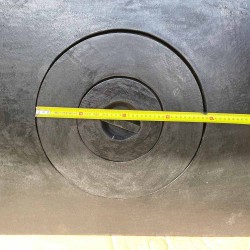 Plită din fontă pentru sobă Malin 60x80 cm fără ramă-2