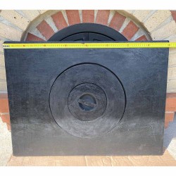 Plită din fontă pentru sobă Malin 60x80 cm fără ramă-4