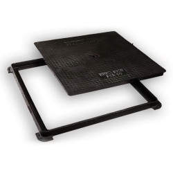 Capac canalizare din fontă pătrat 85 x 85 cm B125-3