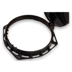 Capac canalizare din fontă rotund 80,5 cm D400 cu închizător-2