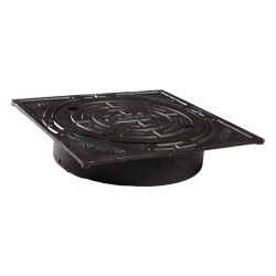 Capac din fontă pentru tub DN 315 PVC D400-1