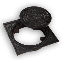 Capac din fontă pentru tub DN 315 PVC D400-2
