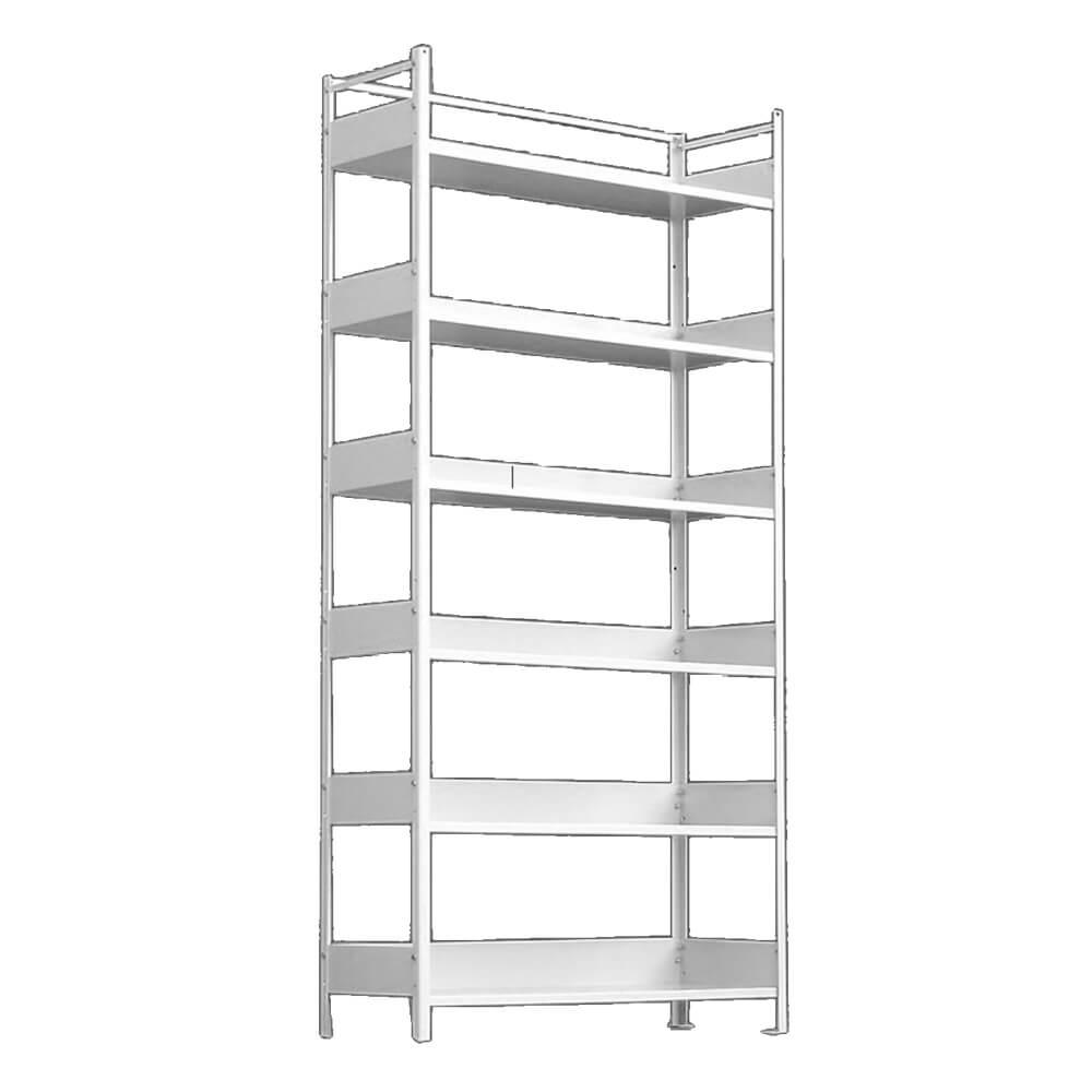 Raft metalic profesional dublu Oken cu 6 polițe metalice 100x70x210 cm