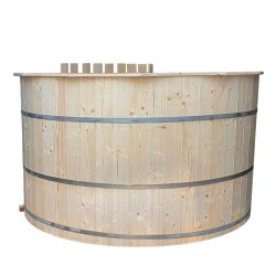 Ciubăr lemn cu apă fierbinte Maris 1,8 m, 5-6 persoane + Cadou Accesorii-4