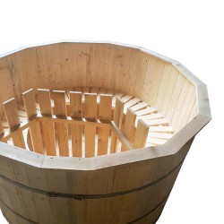 Ciubăr lemn cu apă fierbinte Maris 2,4 m, 10-12 persoane + Cadou Accesorii-5