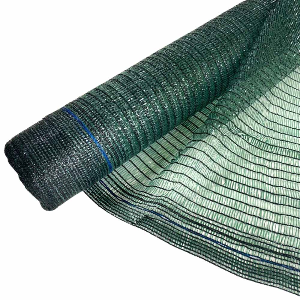 Plasă umbrire verde tratată UV – 40% grad de umbrire 2x50 m