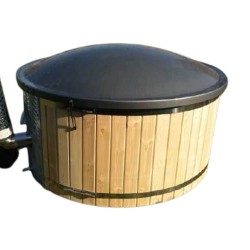 Ciubăr din fibră de sticlă cu sobă încorporată Darin 2 m + Accesorii incluse-2