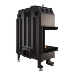 Focar șemineu Saven din oțel cu sticlă laterală stânga 85х50х47 cm, 22 kW-5