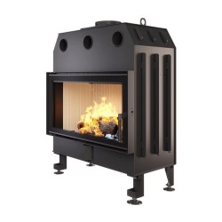 Focar șemineu Saven din oțel cu sticlă standard 90х50 cm, 19 kW-2