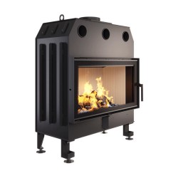 Focar șemineu Saven din oțel cu sticlă standard 90х50 cm, 19 kW-4