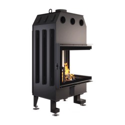 Focar șemineu Saven din oțel cu sticlă laterală dreapta 75х50х47 cm, 15,1 kW-6
