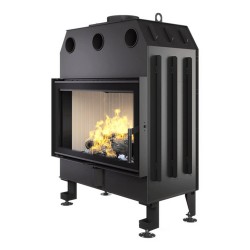 Focar șemineu Saven din oțel cu sticlă standard 80х50 cm, 16,8 kW-4