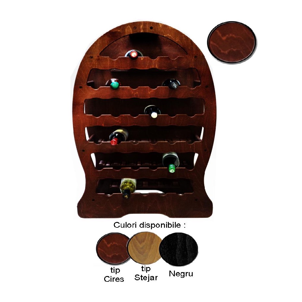 Raft lemn Dionis 33 sticle vin