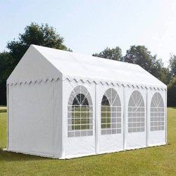 Cort evenimente alb premium cu protecție UV Delta Plus 4x8 m-1