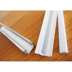Profil Eros din aluminiu pentru prindere folie dublă solar-2