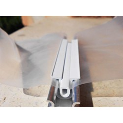 Profil Eros din aluminiu pentru prindere folie dublă solar-5
