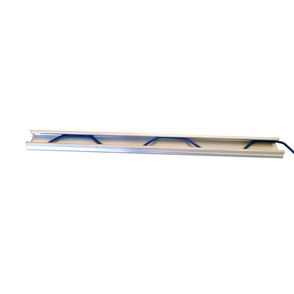 Profil Sava din aluminiu cu sârmă ondulată plastifiată pentru prindere folie solar