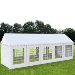 Cort evenimente 5x10 m Delta profesional cu structură metalică 38 mm, prelată UV 500 g / mp-6