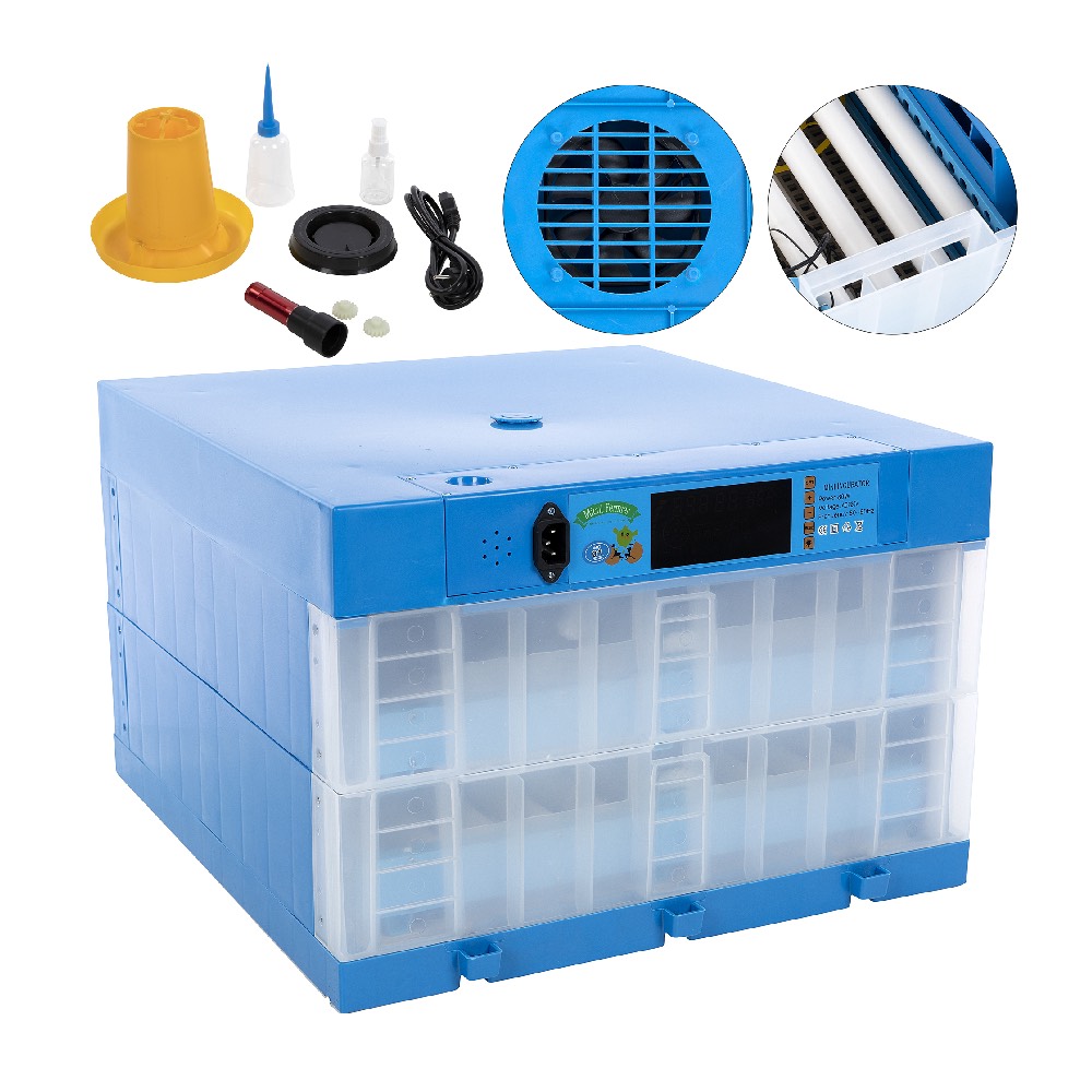 Incubator ouă automat Micul fermier - 128 ouă, 2 etaje