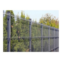 Stâlp zincat plastifiat Rayna pentru gard bordurat, 60x40 mm, 180 cm, gri antracit-4