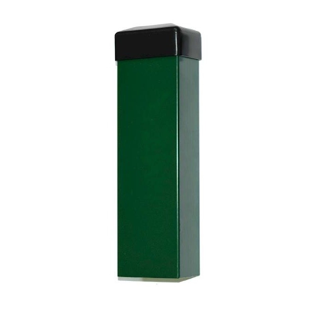 Stâlp zincat plastifiat Rayna pentru gard bordurat, 60x40 mm, 240 cm, verde