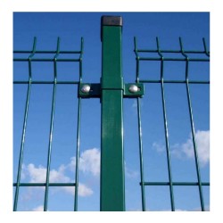 Stâlp zincat plastifiat Rayna pentru gard bordurat, 60x40 mm, 240 cm, verde-4