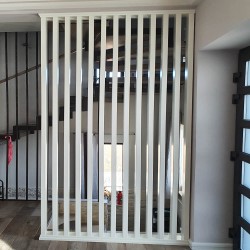 Panou riflaj din MDF vopsit Nadir lamele cu grosimea 4 cm, lățime 8-10 cm-2