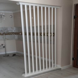 Panou riflaj din MDF vopsit Nadir lamele cu grosimea 4 cm, lățime 8-10 cm-3