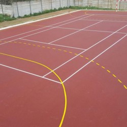 Tartan cauciuc pentru teren de fotbal Santiago 4 cm-1