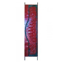Matriță gard beton fibră de sticlă Leopold 200x30 cm - uzată-3