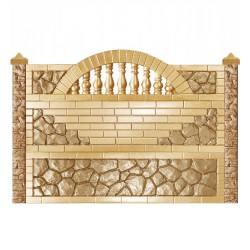 Matriță gard beton fibră de sticlă Leopold 200x30 cm - uzată-4