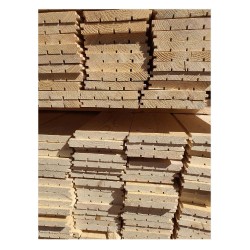 Pardoseală terasă lemn rășinoase 19 mm x 144 mm x 3 m-3