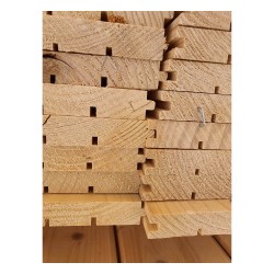 Pardoseală terasă lemn rășinoase 19 mm x 144 mm x 3 m-4